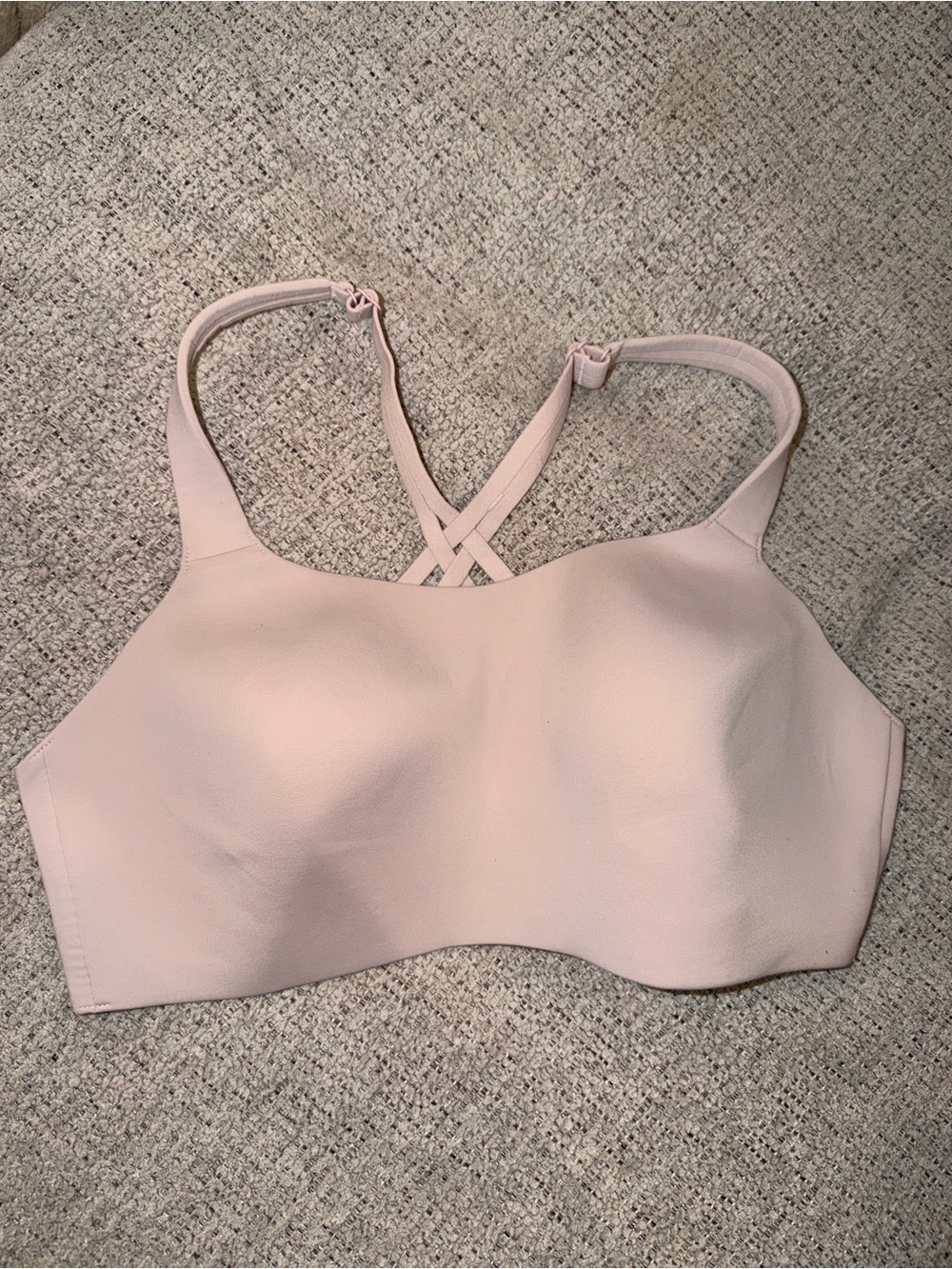 lululemon athletica Light Pink Crossback Seamless Bralette